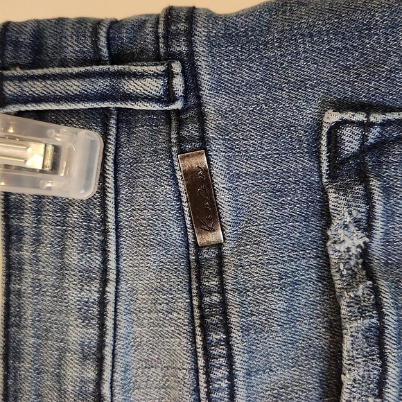KanCan Estilo 5 Button Distressed Ripped Denim Blue Jeans Women's Sz 7/27 EUC - Picture 6 of 8